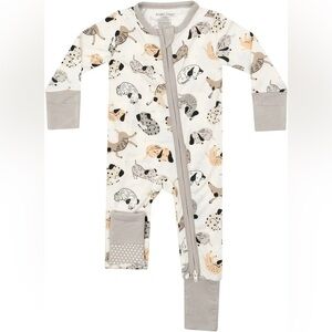Angel Dear Cozy Pups Zipper Romper Pajamas
